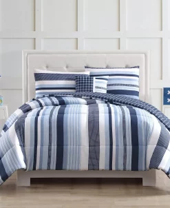 My World Ason Stripe Twin Comforter Set