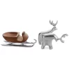 Nambé Mini Sleigh With Reindeer 3-Pc. Set