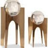 Uttermost Ellianna Crystal Spheres Set Of 2