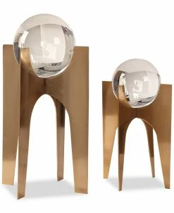Uttermost Ellianna Crystal Spheres Set Of 2