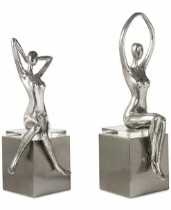 Uttermost Jaylene Silver Sculptures Set Of 2