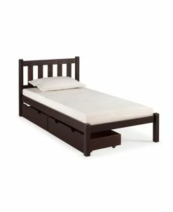 Alaterre Furniture Poppy Twin Bed With Storage Drawers