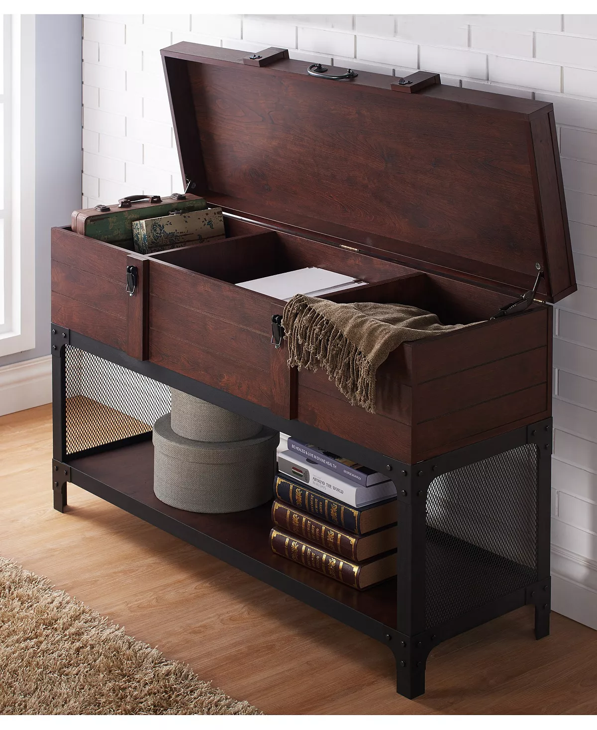 Furniture Of America Lda Lift Top Console Table - Image 4