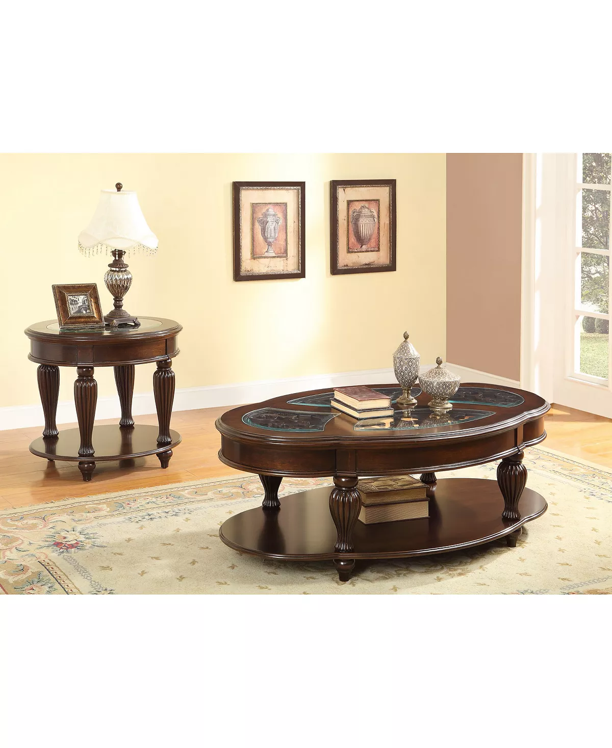 Furniture Of America S Round End Table - Image 3