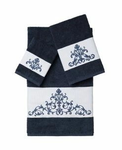 Linum Home Scarlet 3-Pc. Embellished Towel Set