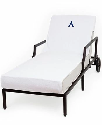Linum Home Personalized 100% Turkish Cotton Chaise Lounge Cover - Image 2