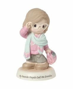 Precious Moments Y Favorite People Call Me Grandma Bisque Porcelain Figurine 183008
