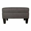 MJL Furniture Designs Brooklyn Square Upholstered Storage Ottoman