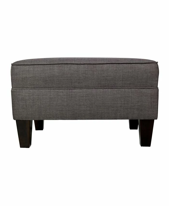 MJL Furniture Designs Brooklyn Square Upholstered Storage Ottoman