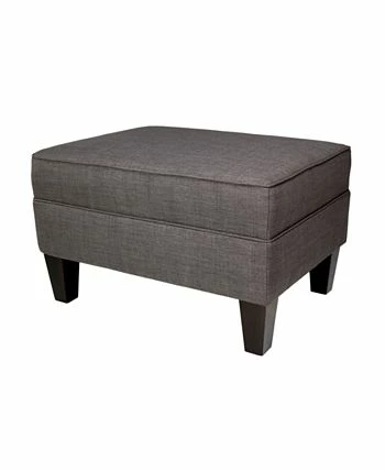 MJL Furniture Designs Brooklyn Square Upholstered Storage Ottoman - Image 5