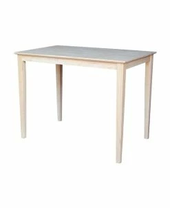 International Concepts Solid Wood Top Table