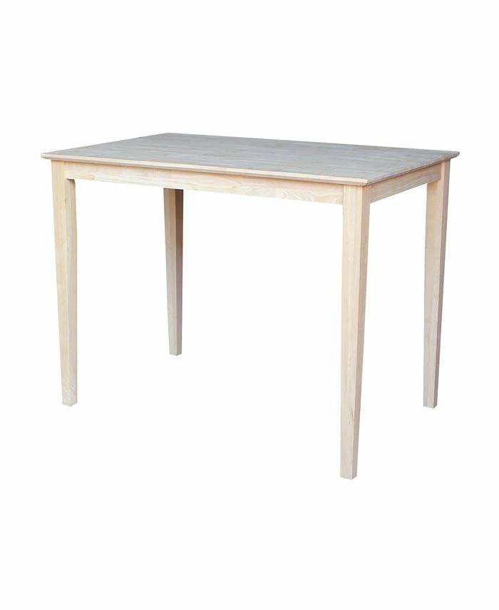International Concepts Solid Wood Top Table