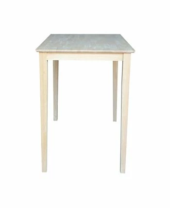 International Concepts Solid Wood Top Table - Image 2
