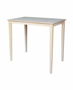 International Concepts Solid Wood Top Table