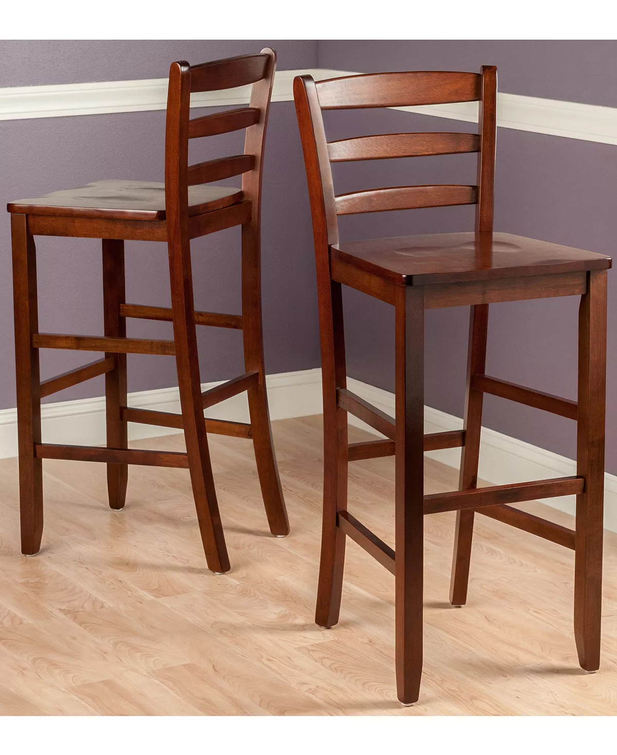 Winsome Benjamin 2-Piece Ladder 30 Bar Stool Set - Image 5
