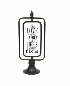 Stratton Home Décor The Love Of A Family Metal Table Top