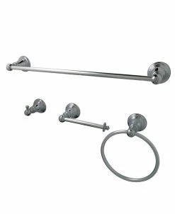 Kingston Brass American Classic 4-Pc. Bathroom Accessory Set In Polished Chrome