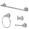 Kingston Brass Concord Modern 4-Pc. Bathroom Accessories Set In Polished Chrome