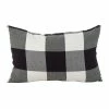 Saro Lifestyle Buffalo Plaid Decorative Pillow, 13 X 20