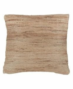 Saro Lifestyle Jute Accent Decorative Pillow, 18 X 18