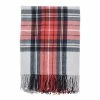 Saro Lifestyle Classic Plaid Throw