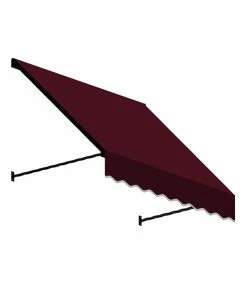 Awntech 4' Santa Fe Twisted Rope Arm Window/Entry Awning, 44 H X 24 D