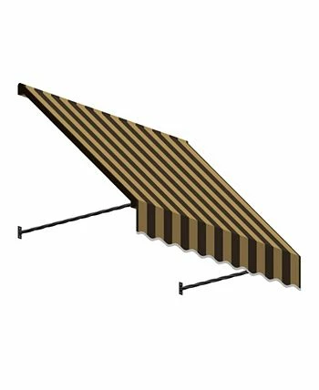 Awntech 4' Santa Fe Twisted Rope Arm Window/Entry Awning, 44 H X 24 D - Image 3