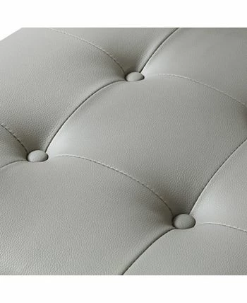 Inspired Home Vanderbilt Upholstered Dining Chair With Metal Frame Set Of 2 - Image 7