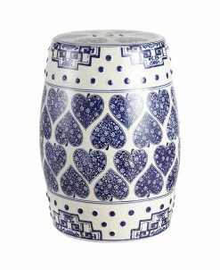 JONATHAN Y Appy Hearts Garden Stool