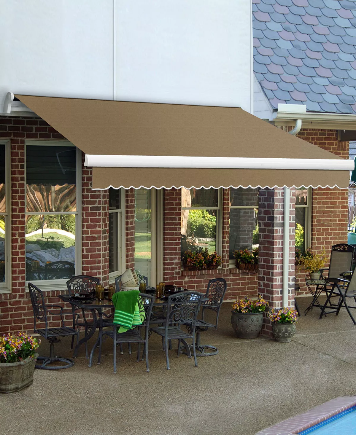 Awntech 8' Maui Left Motor, Remote Retractable Awning, 78 Projection - Image 9