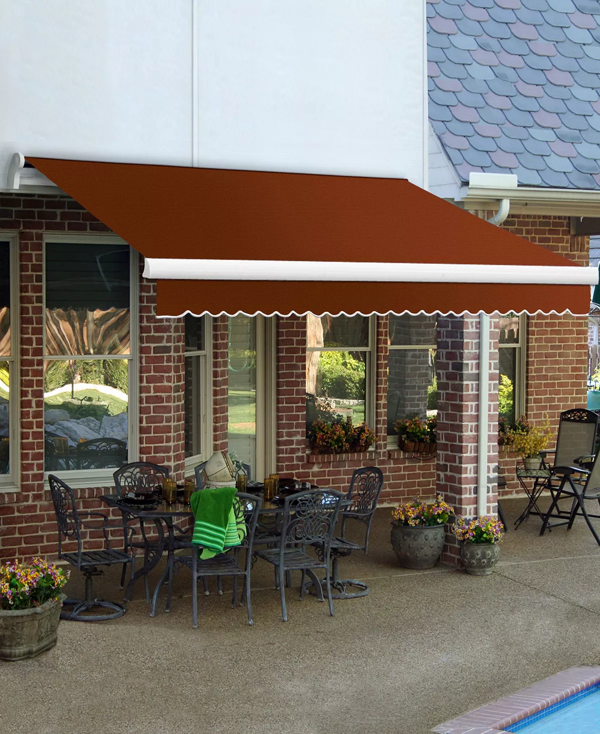 Awntech 8' Maui Left Motor, Remote Retractable Awning, 78 Projection - Image 10