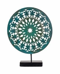 Crystal Art Gallery Merican Art Decor Medallion Sculpture On Stand Table Top Decor