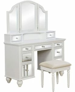 Furniture Of America Lden Multi-Drawer Vanity Set