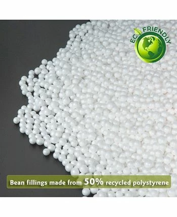 Majestic Home Goods Vertical Stripe Ottoman Square Pouf 27 X 17 - Image 6