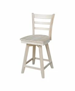 International Concepts Emily Counter Height Stool With Swivel And Auto Return