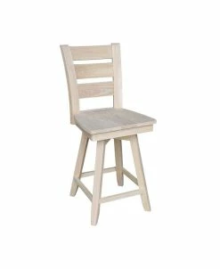 International Concepts Tuscany Counter Height Stool With Swivel And Auto Return
