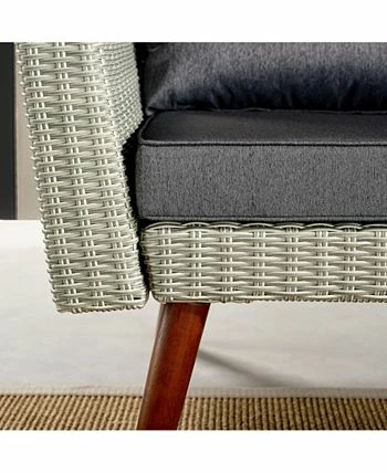 Alaterre Furniture Bany All-Weather Wicker Outdoor Corner Sectional Sofa - Image 7