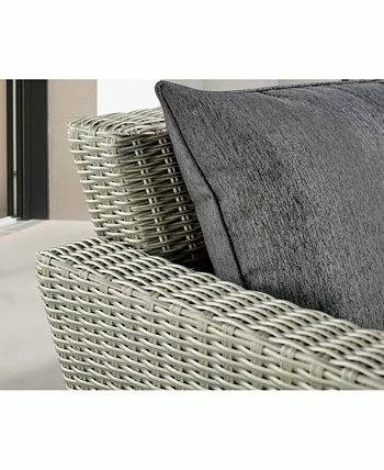 Alaterre Furniture Bany All-Weather Wicker Outdoor Corner Sectional Sofa - Image 8