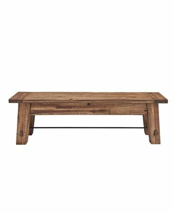 Alaterre Furniture Durango Industrial Wood Coat Hook Shelf And Bench Set - Image 3
