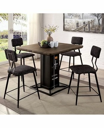 Furniture Of America Locust Square Counter Height Table - Image 2