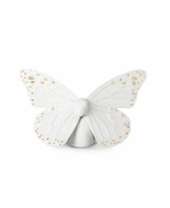 Lladró Collectible Figurine, White Butterfly