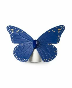 Lladró Collectible Figurine, Blue Butterfly