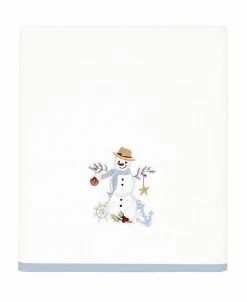 Avanti Coastal Snowman Bath Towel