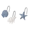 Avanti Bstract Coastal Shower Curtain Hooks, Set Of 12