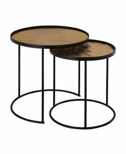 TOV Furniture Eve Round 2-Piece Nesting Tables By Inspire Me Home Decor