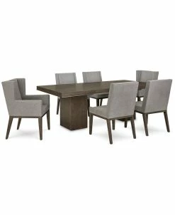 Bernhardt Lille 7pc Dining Set (Table, 4 Side Chairs & 2 Arm Chairs)