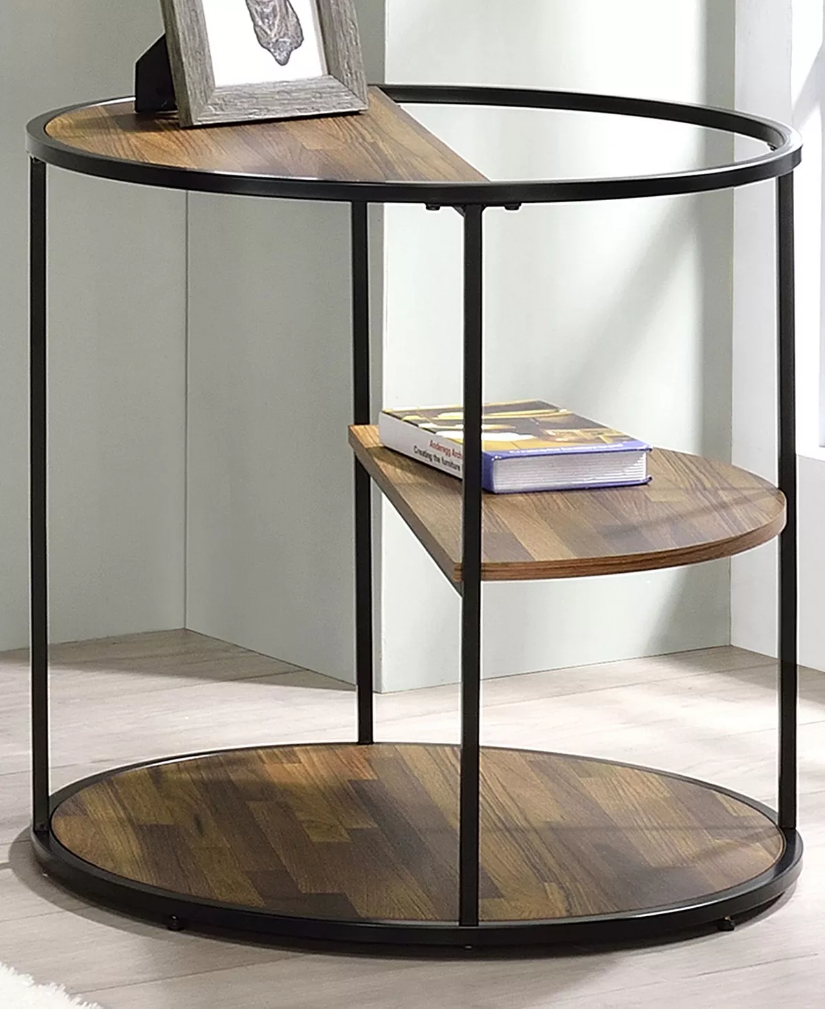 Furniture Of America Meriwell 2 Shelves End Table - Image 2