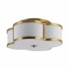 JONATHAN Y Quatrefoil Scalloped Shade Classic Glam LED Flush Mount