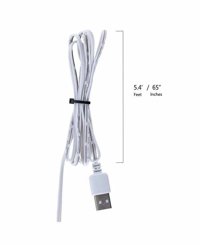 JONATHAN Y Rainhow Contemporary Glam Acrylic Box USB Operated LED Neon Light - Image 4