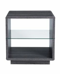Furniture Of America Willam Open Shelves End Table